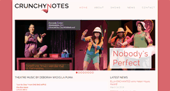 Desktop Screenshot of crunchynotes.com