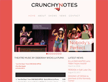 Tablet Screenshot of crunchynotes.com